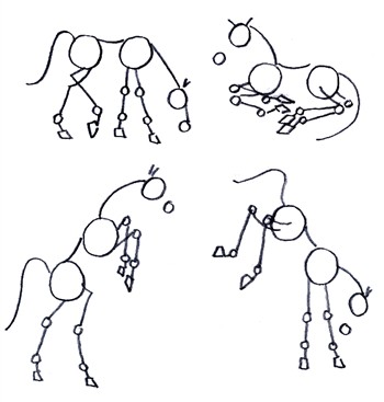 ArtStation - 7-Arabian Horse Poses - 3D Models- ZTL+OBJ+STL | Resources